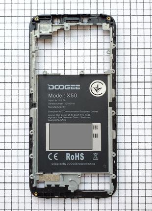 Корпус Doogee X50 (рамка дисплея) для телефона Б/У Original