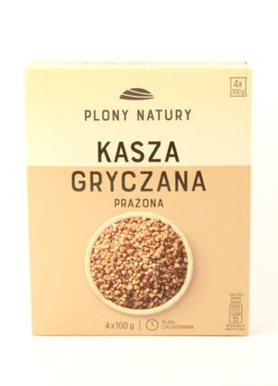 Гречневая крупа Plony Natury 4 порции 400 г Польша