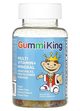 GummiKing,мультивітаміни та мікроелементи,овочі,та клітковина 60ш