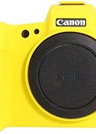 Захисний силіконовий чохол для фотоапаратів Canon EOS R — жовтий