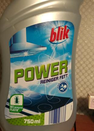 Мийний засіб для кухні Blik Power Reiniger Fett спрей 750 мл