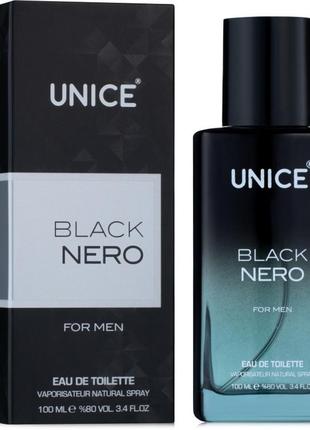 Чоловіча туалетна вода unice nero, 100 мл