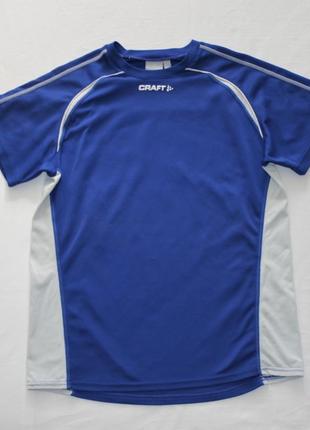 Craft (xs) сине-белая спортивная футболка