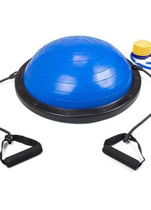 Балансировочная платформа EasyFit BOSU 60 см Синий