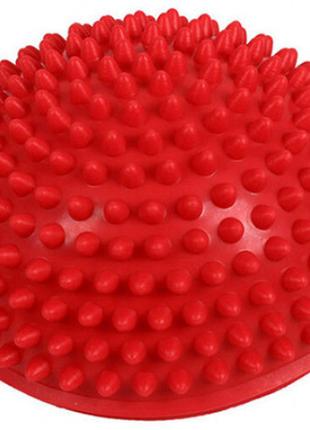 Напівсфера масажний кіндербол EasyFit 16 см м'яка червона