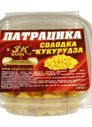 Патрацика 3KBaits насадочная сладкая кукуруза 100г (3к15001)