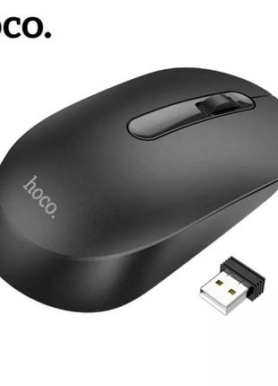 Миша Hoco GM14 Platinum business wireless mouse Black