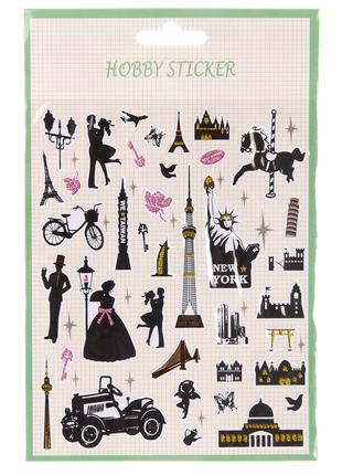 Наклейки, стикеры Hobby Flora, набор наклеек для творчества 13...