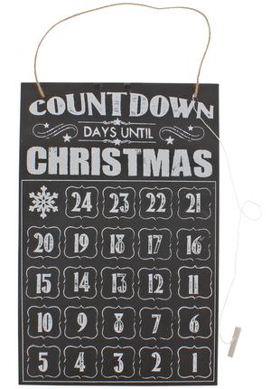 Доска с мелком на стену - адвент календарь рождественский Edek...