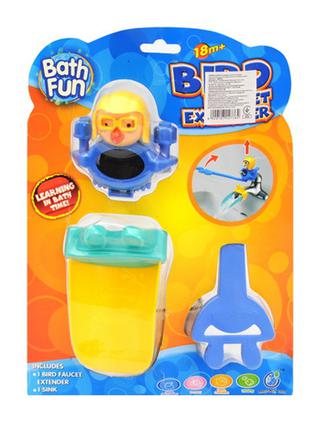Игрушка для ванной (насадка на кран) "Птичка" (9002A)
