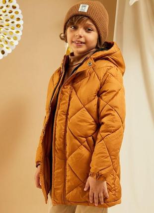 Пуховая детская куртка kiabi пуховик для мальчика на 6 лет