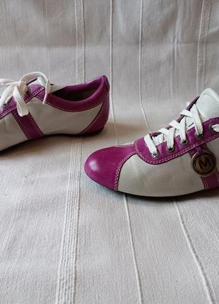 Женские кожаные кроссовки спортивные туфли maripe р.38 ♣25см