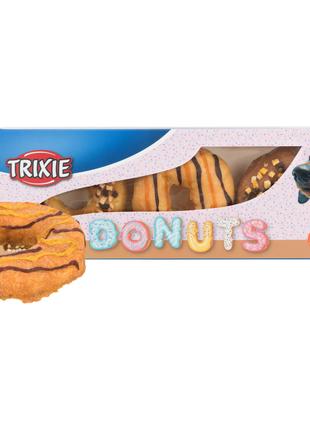Жевательное лакомство для собак Trixie Donuts пончики с уткой,...