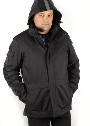 Куртка мужская зимняя серая 2in1 WHS POMA 767021 Avecs Размер 46