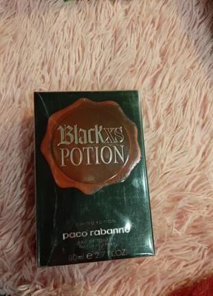 Суперовый парфюм paco rabanne black xs potion for her 80ml абс...