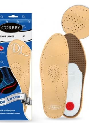 Стельки ортопедические для обуви Corbby Ortro De Luxes 36-46рр