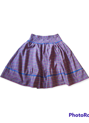 Клетчатая винтажная юбка шотландка