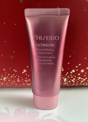 Крем для рук shiseido ultimune power infusing hand cream, 40 мл
