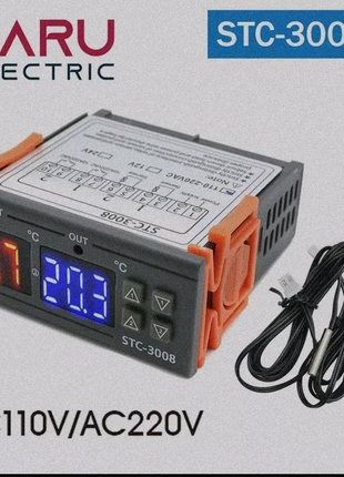 Контролер температури STC-3008 цифровий 220вольт