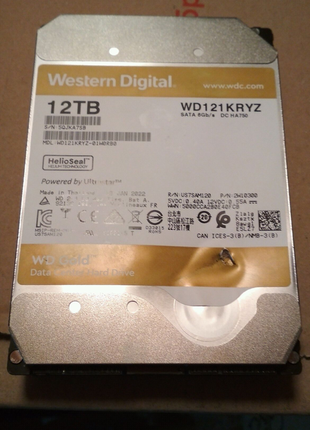 Не рабочий жёсткий диск 12 tb.