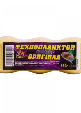 Технопланктон 3KBaits FLUORO оригинал 180г (3к06609)