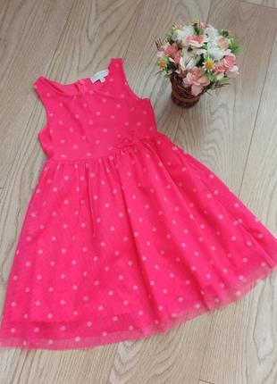 Гарна святкова рожева сукня, на 4-5 років
