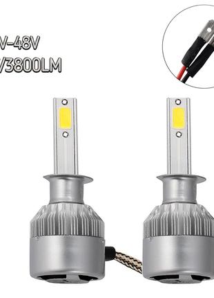 Автомобильные лампы C6 H3 LED Headlight 8V-48V 36W/3800Lm комп...