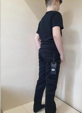 Подростковые черные джинсы для мальчика Турция 140 152 158