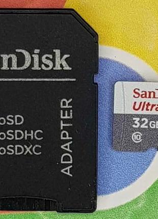 Карта памяти MicroSD 8GB + Adapter и 32GB + Adapter
