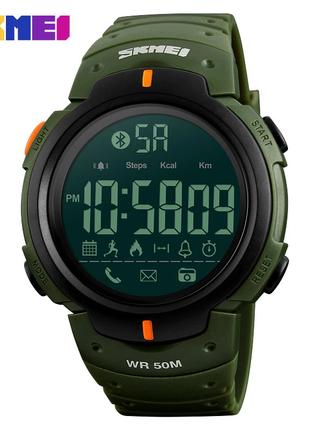 Спортивные мужские часы Skmei 1301AG army green Smart Watch во...