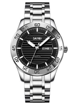 Спортивные мужские часы Skmei 9293SIBK Silver-Black водостойки...