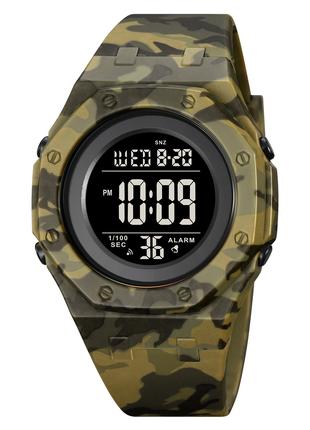 Спортивные мужские часы Skmei 2048CMGN Army Green Camo водосто...
