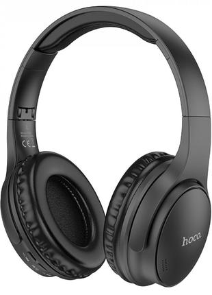 Накладні Bluetooth навушники Hoco W40 Mighty Black