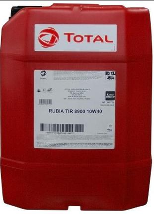 Масло моторное TOTAL RUBIA 8900 10W40 (20L) EURO 5