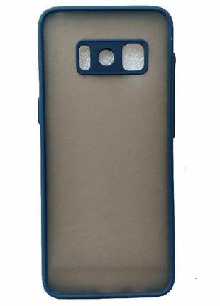 Матовий протиударний чохол для Samsung Galaxy S8 Plus S8+ сині...