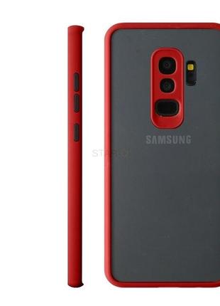 Матовый противоударный чехол для Samsung Galaxy S9 Plus S9+ кр...