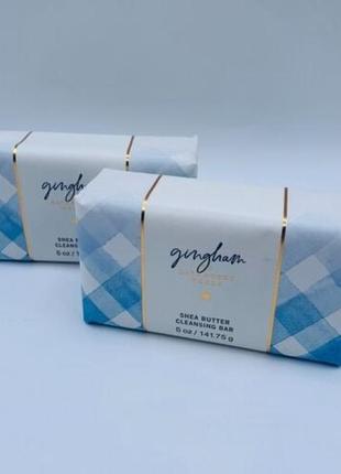 Мыло твердое bath and body works gingham bar soap