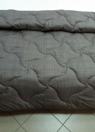 Одеяло с конопляным наполнителем зимнее, покрытие бязь коричневое