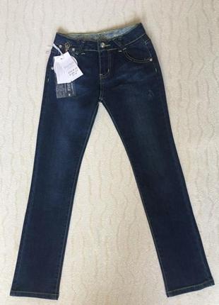 Демисезонные джинсы для девочки подростка 12-16 пок