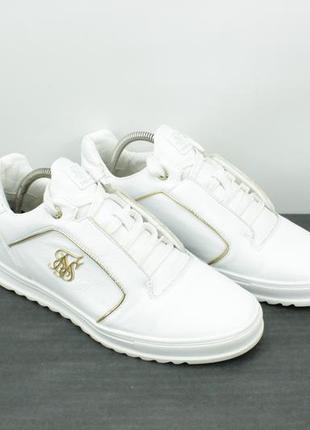 Стильні білосніжні кроссівки sik silk white sneaker