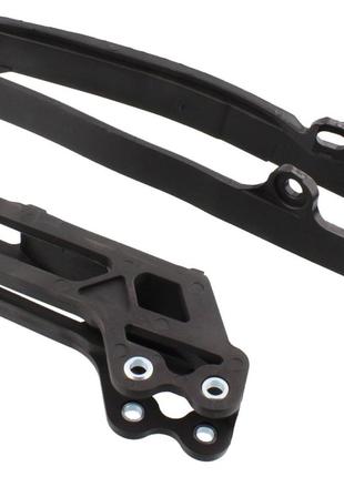 Polisport Chain guide + swingarm slider - Kawasaki (Black)
