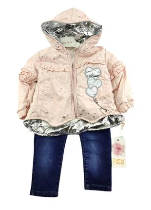 Детский костюм Турция 2, 4 года для девочки с курткой и джинса...