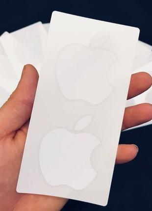 Наклейки, стикеры, эмблема логотип Apple (епл)