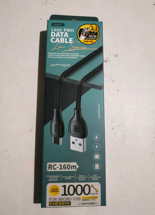 Дата кабель Remax RC160m USB-MICRO  Новый.