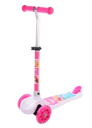 Самокат для девочки Disney Princess LS2117 колеса с подсветкой