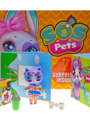 Фігурка-сюрприз "Милі звірята SOS PETS" в коробці 12шт, TM101-...