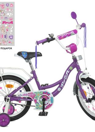 Велосипед двухколесный Profi 16 дюймов Y16303N фиолетовый