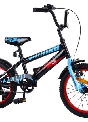 Велосипед детский двухколесный 16" Tilly Flash TT-216410 red+blue