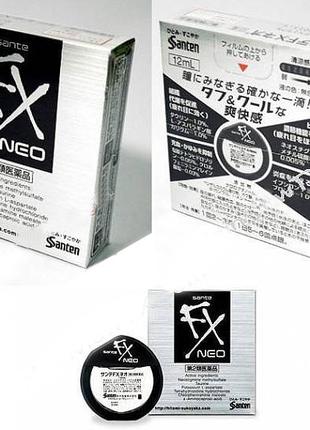Sante FX Neo освіжаючі японські очні краплі з таурином від поч...