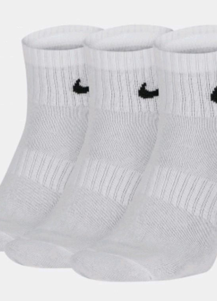 Шкарпетки NIKE 3 пари (оригінал) Середні Everyday Lightweight